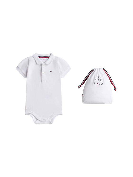 Tommy Hilfiger Tommy Hilfiger Dětské body Essential KN0KN02372 Bílá