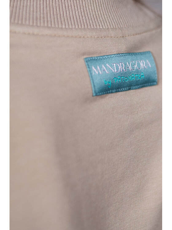 MANDRAGORA MANDRAGORA Felpa biszkopcik Beige Regular Fit