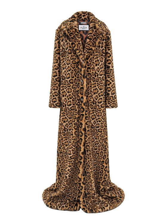 PHILIPP PLEIN PHILIPP PLEIN Cappotto invernale 32099 Marrone Loose Fit