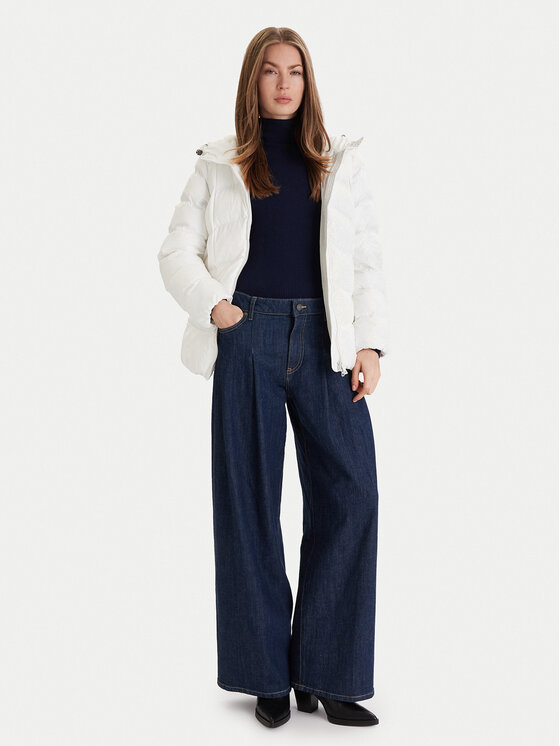 Geox Geox Zimska jakna Anylla W4628P T3144 F1680 Bela Regular Fit