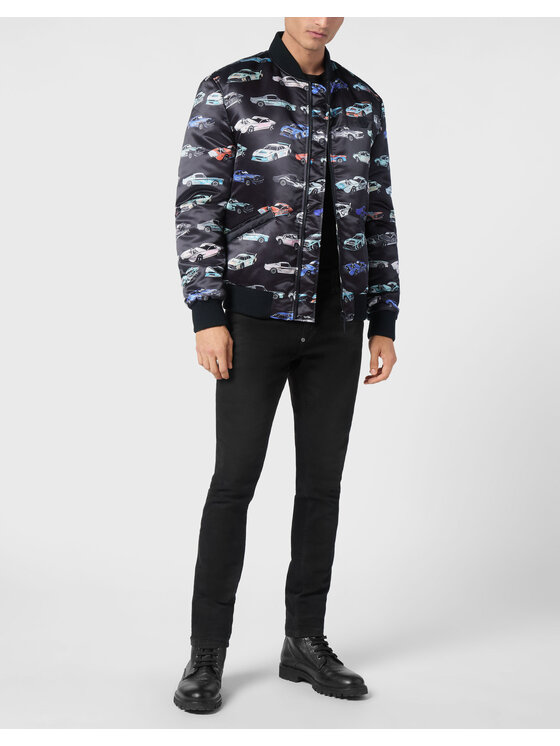 PHILIPP PLEIN PHILIPP PLEIN Bunda bomber 21661 Černá Regular Fit