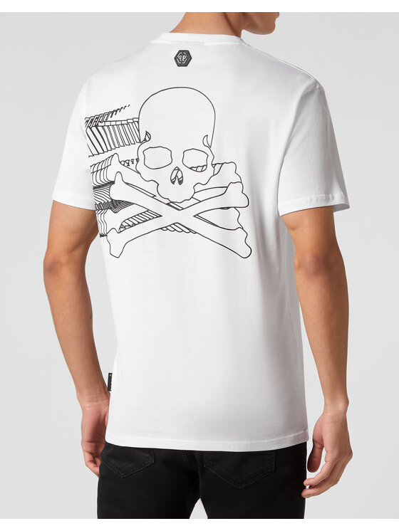 PHILIPP PLEIN PHILIPP PLEIN T-Shirt 4621 Bílá Regular Fit