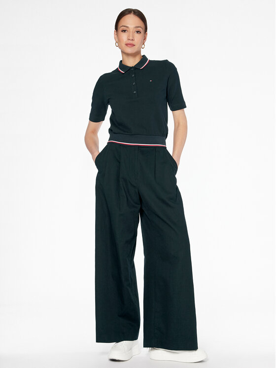 Tommy Hilfiger Tommy Hilfiger Polo WW0WW37821 Tumši zils Regular Fit