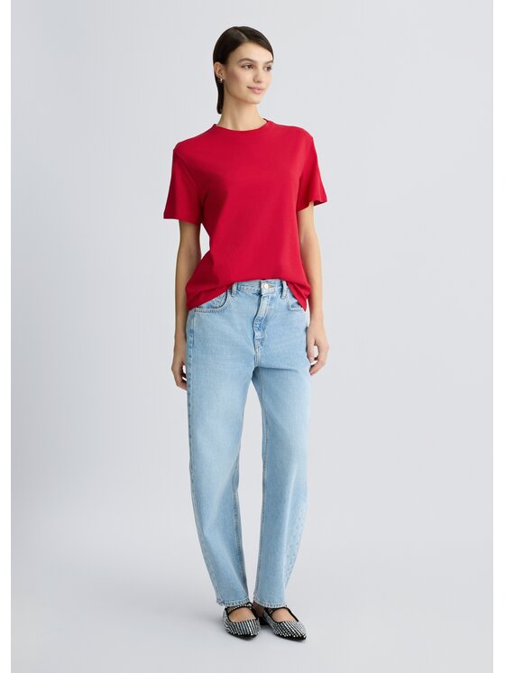 Liu Jo Liu Jo T-Shirt CA5392J6308X0644 Czerwony Regular Fit