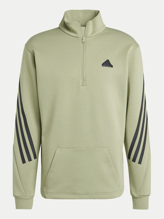 adidas adidas Sweatshirt Future Icons 3-Stripes IW8544 Grün Regular Fit