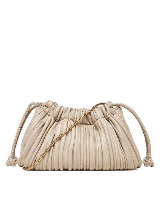 Calvin Klein Calvin Klein Handtasche Plisse Mini Drawstring Bag LV04F3077G Creme