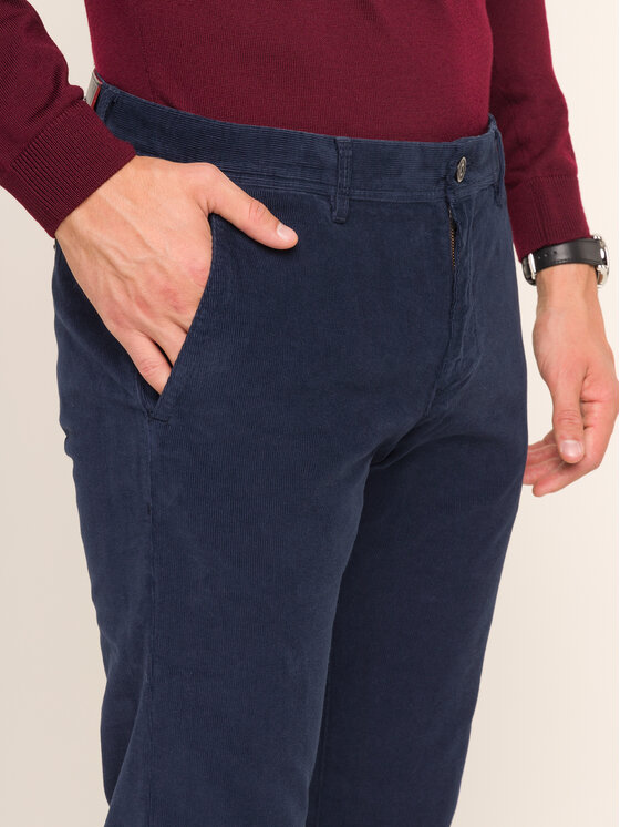 JOOP! Jeans JOOP! Jeans Pantaloni din material Matthew 30017310 Bleumarin Straight Leg