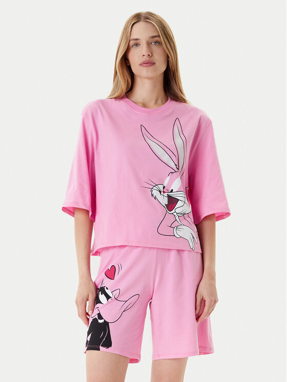 United Colors Of Benetton Pigiama 30963P03W Rosa Regular Fit, taglia : M