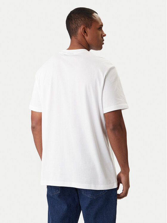 Karl Lagerfeld Jeans Karl Lagerfeld Jeans Marškinėliai B1M17065 Balta Regular Fit