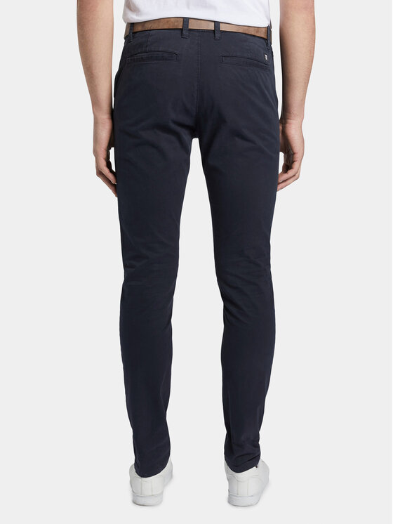 Tom Tailor Denim Tom Tailor Denim Chino nohavice 1008253 Tmavomodrá Slim Fit