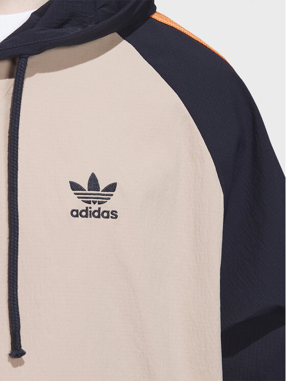 adidas adidas Bluza SST Hooded Windbreaker IC5537 Brązowy Regular Fit
