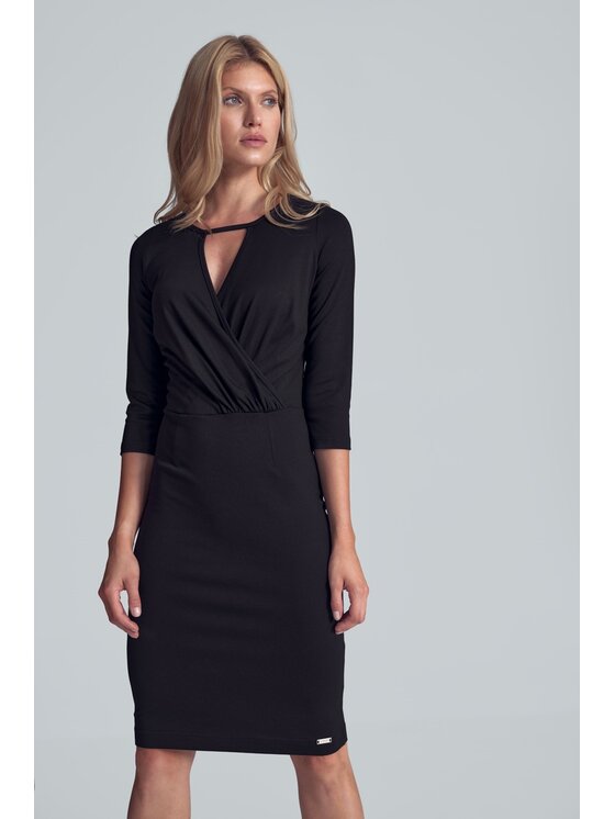 FIGL FIGLFIGL Vestito M715 Nero Slim Fit