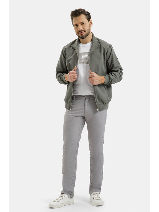 Cross Jeans Cross Jeans Kurtka przejściowa 40314-108 Zielony Regular Fit