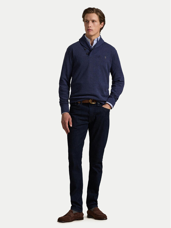 Polo Ralph Lauren Polo Ralph Lauren Sweter 710877989001 Granatowy Regular Fit