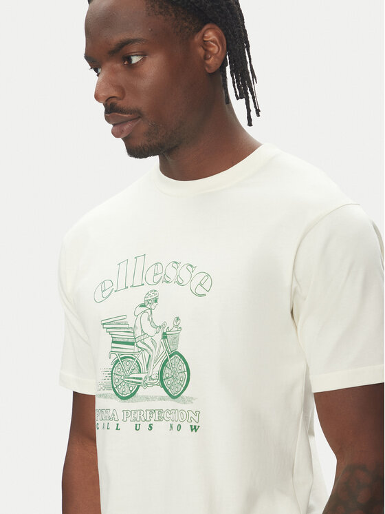 Ellesse Ellesse Marškinėliai Mellino SHZ21848 Balta Regular Fit
