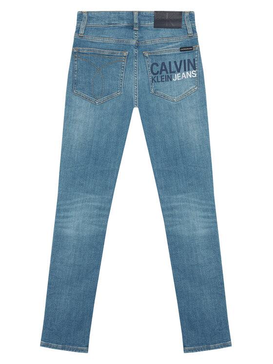Calvin Klein Jeans Calvin Klein Jeans Traperice Pine Light IB0IB00335 Plava Skinny Fit