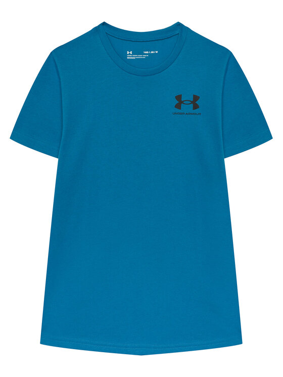 Under Armour Under Armour Marškinėliai Ua Sportstyle Left Chest Ss 1363280 Mėlyna Loose Fit