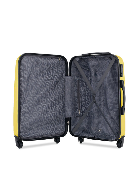 Semi Line Semi Line Valigia grande T5947-3 Giallo