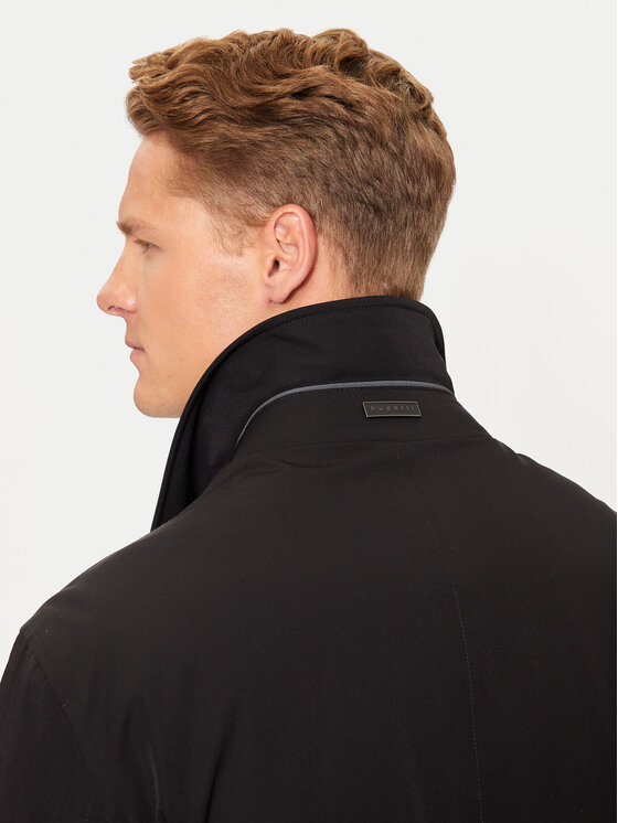 Bugatti Bugatti Übergangsmantel 634028-69081 Schwarz Regular Fit