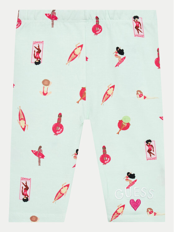 Guess Guess Set majica i leggins A4GG06 K6YW3 Šarena Regular Fit