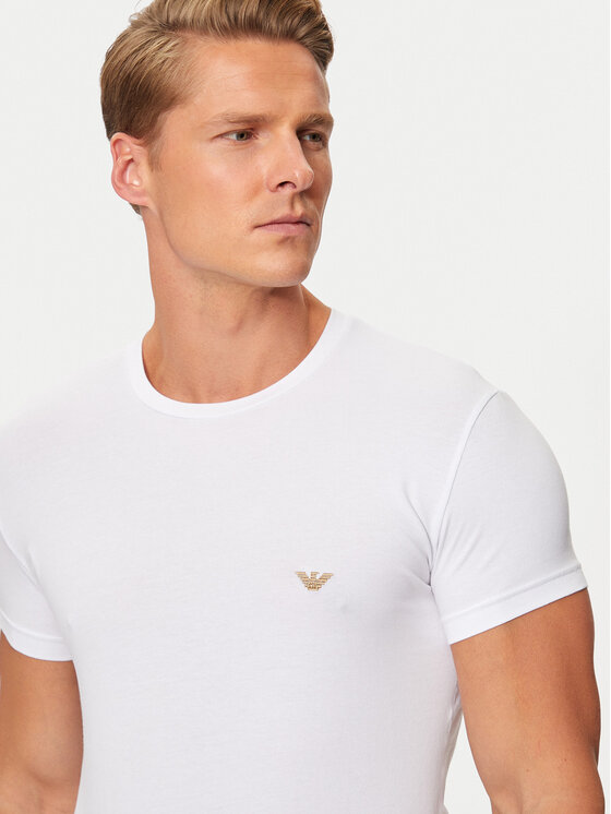 Emporio Armani Underwear Emporio Armani Underwear Majica 111035 4F512 00010 Bela Slim Fit