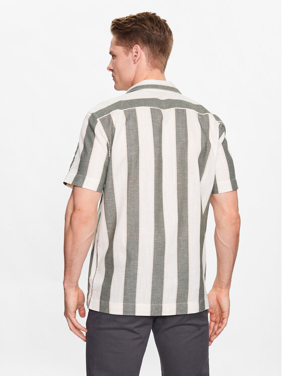 Lindbergh Lindbergh Сорочка 30-203419 Зелений Relaxed Fit