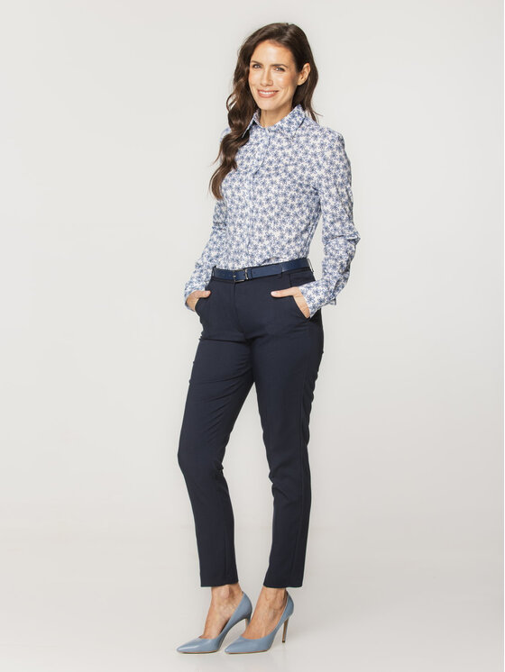 Willsoor Willsoor Koszula 61299 Biały Regular Fit