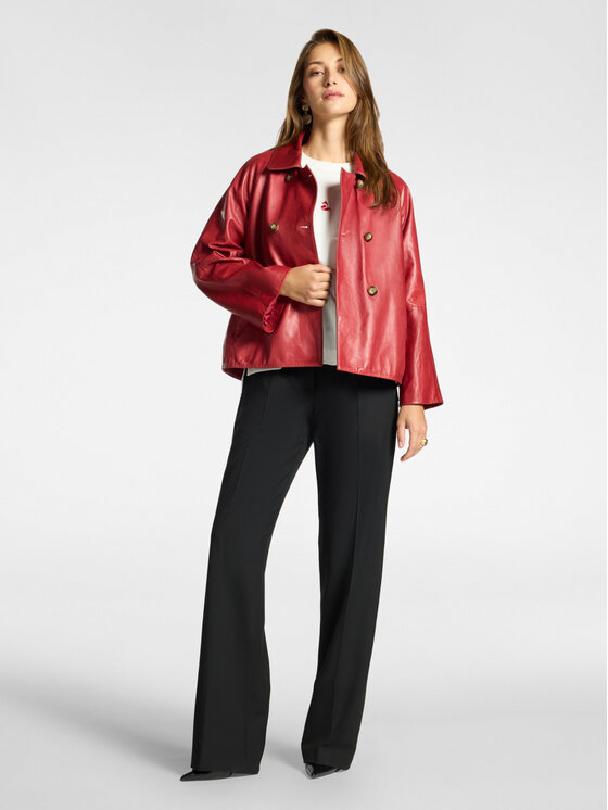 Elena Mirò Elena Mirò Cappotto invernale R004Z000046N016 Rosso Boxy Fit