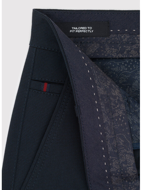 Pako Lorente Pako Lorente Spodnie materiałowe P25WF-WX-012 Granatowy Regular Fit