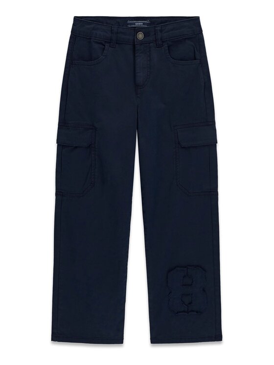 Guess Kids Guess Kids Spodnie materiałowe 181525 Niebieski Regular Fit