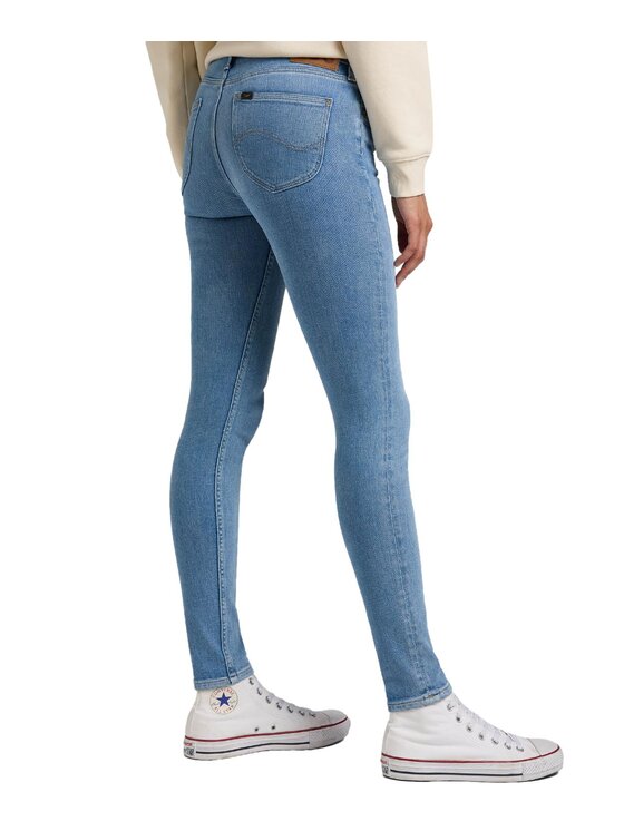 Lee Lee Jeansy L526ERPA Niebieski Skinny Fit