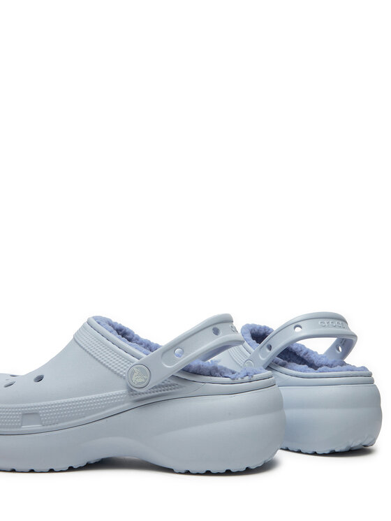 Crocs Crocs Natikače Classic Platform Lined Clog W 207938 Svijetloplava
