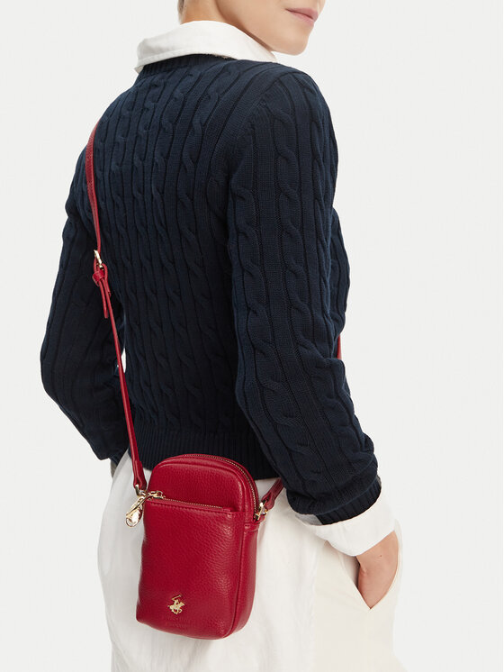 Beverly Hills Polo Club Torebka C-BHPC-L-004-08 Czerwony
