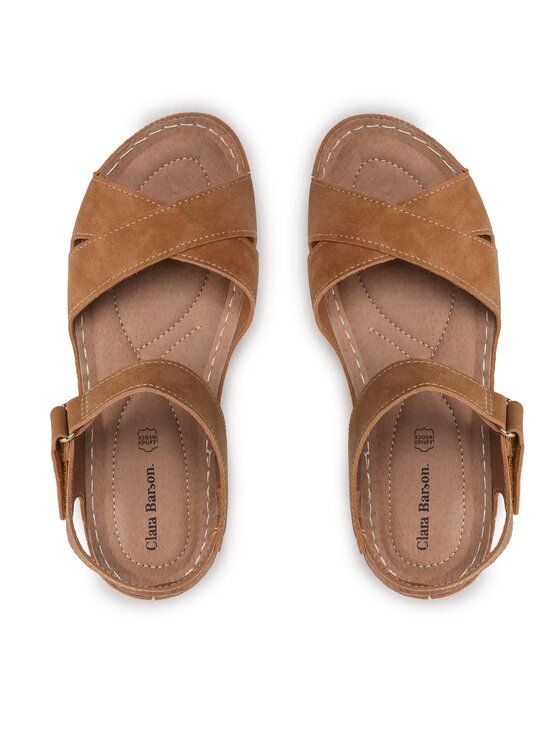 Clara Barson Clara Barson Sandalen WSS20580-01 Braun