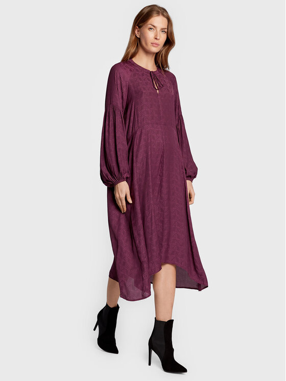Karen by Simonsen Karen by Simonsen Ежедневна рокля Emey 10104014 Виолетов Relaxed Fit