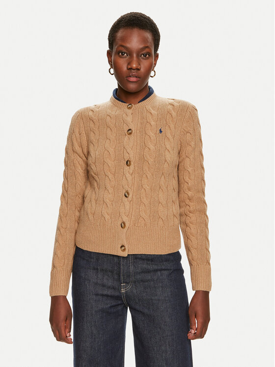 Polo Ralph Lauren Polo Ralph Lauren Strickjacke 211910443001 Beige Regular Fit
