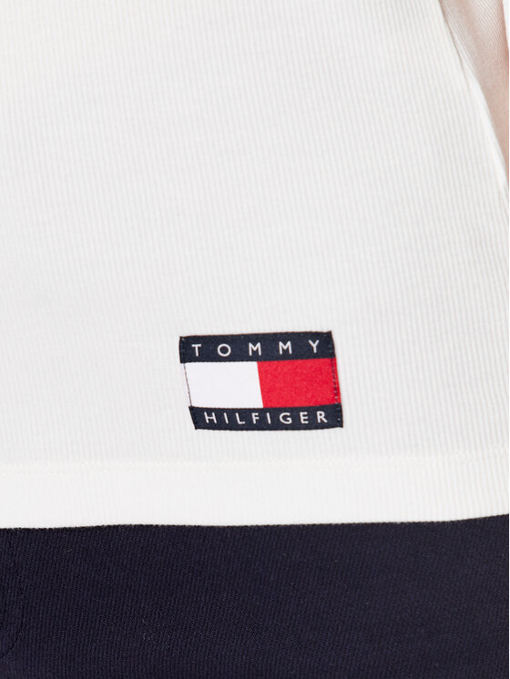 Tommy Hilfiger Tommy Hilfiger Tričko UW0UW04397 Écru Regular Fit