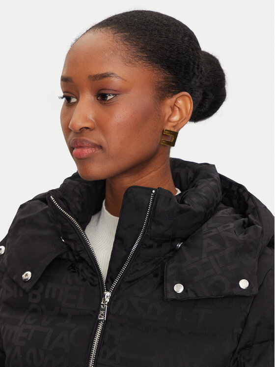 Elisabetta Franchi Elisabetta Franchi Winterjacke PI-71D-46E2-V700 Schwarz Regular Fit