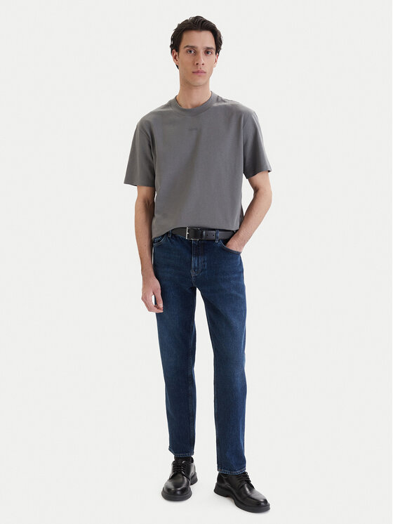 HUGO HUGO T-Shirt Dapolino 50488330 Szary Relaxed Fit