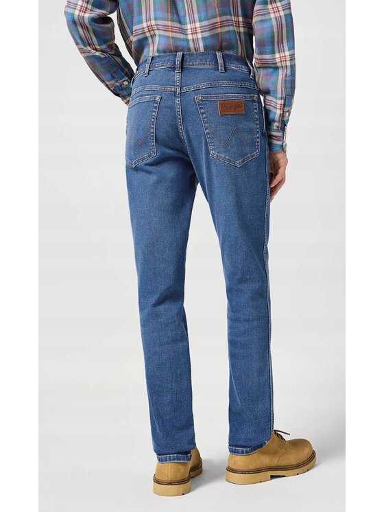 Wrangler Wrangler Jeansy Texas Slim Niebieski Slim Fit