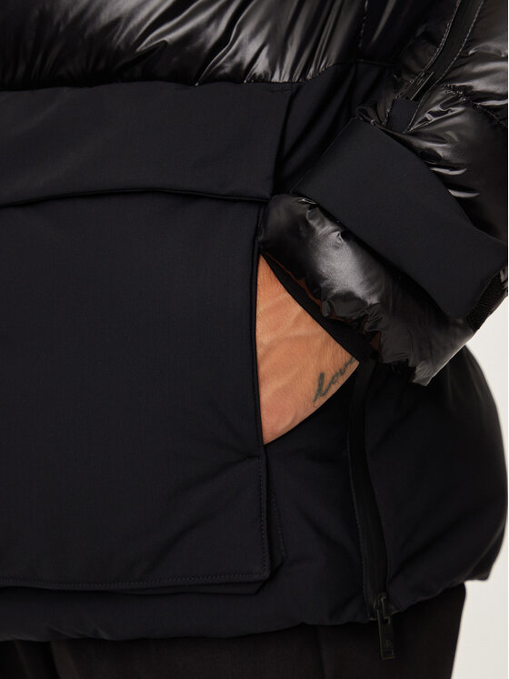 Moose Knuckles Moose Knuckles Vatovaná bunda Adams Peak M34MJ157 Černá Relaxed Fit