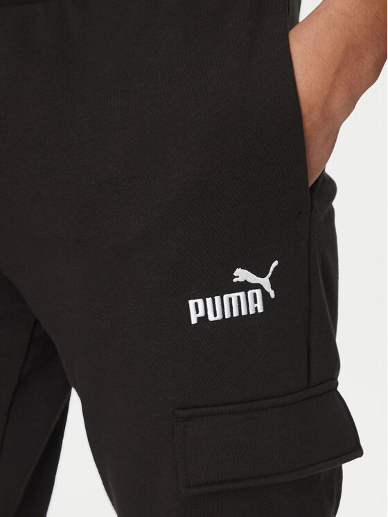 Puma Puma Спортивні штани Ess No. 1 Logo Cargo 682661 Чорний Regular Fit
