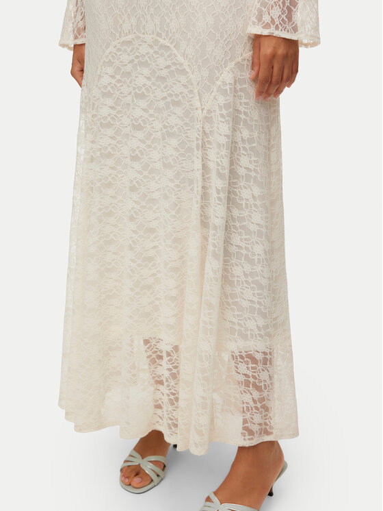 Vero Moda Vero Moda Vasarinė suknelė Loulou 10346192 Balta Loose Fit