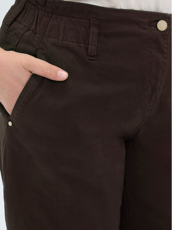 Fiorella Rubino Fiorella Rubino Pantaloni di tessuto P706T005159N022 Marrone Regular Fit