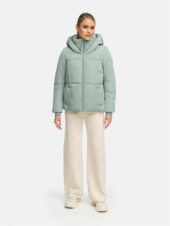 Navahoo Navahoo Kurtka zimowa Flüsterfee Zielony Regular Fit