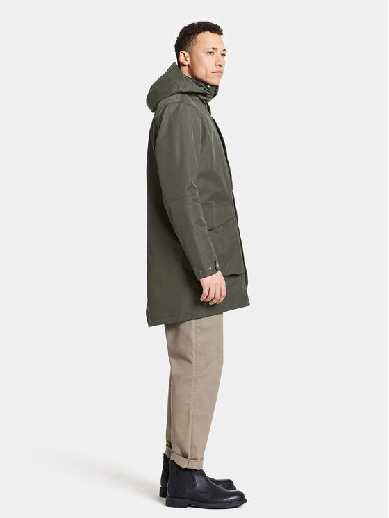 Didriksons Didriksons Parka Andreas Usx Parka 505085 Zöld Standard Fit