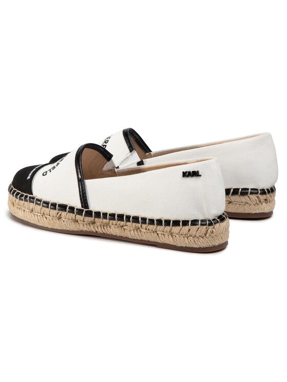 KARL LAGERFELD KARL LAGERFELD Espadryle KL80108 Biały