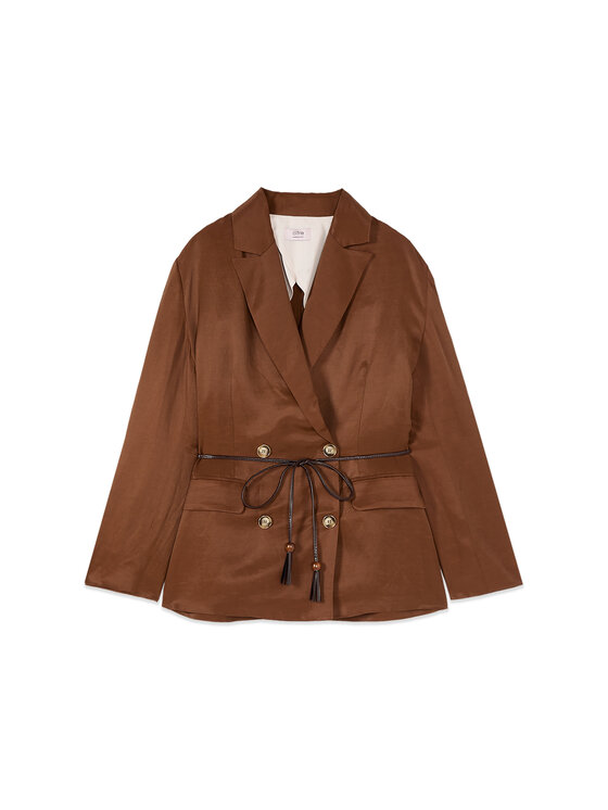 Oltre Oltre Giacca da abito R000J000302N032 Marrone Regular Fit