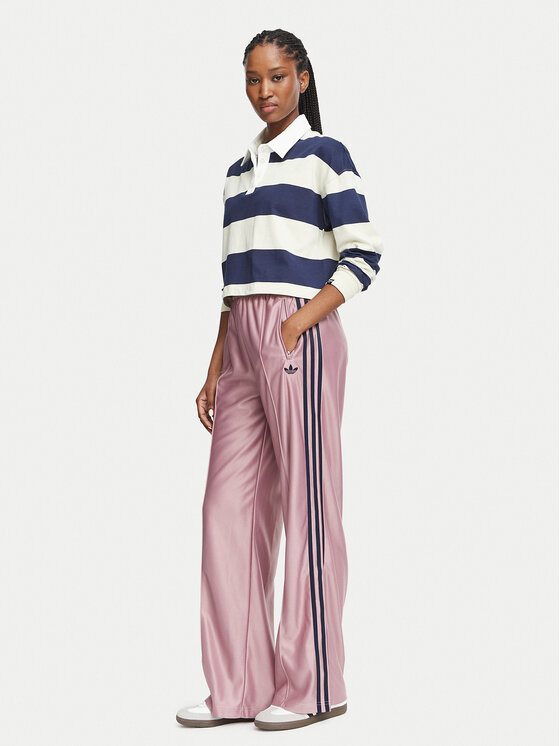 adidas adidas Sportinės kelnės Metallic Firebird Loose Track Pant KS9975 Rožinė Relaxed Fit