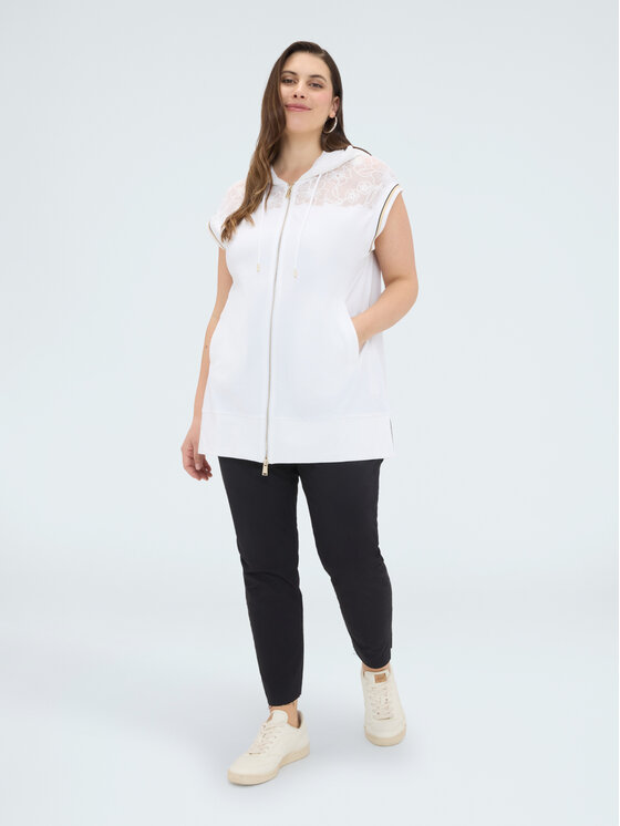 Fiorella Rubino Fiorella Rubino Felpa G879L009091N011 Bianco A-Line Fit